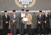 Amsakar Achmad Raih Penghargaan BAZNAS Award 2025, Komitmen Dukung Gerakan Zakat Nasional
