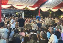 Tiba di Posko Pengungsian Tapsel Jelang Tahun Baru, Presiden Disambut Antusias Warga