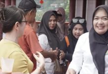 TP PKK Anambas Gotong Royong di Vihara Gunung Siantan, Perkuat Toleransi dan Kepedulian Sosial