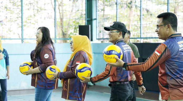 67 Tim Berlaga di Kejuaraan Voli Piala Wali Kota dan Ketua TP-PKK Batam