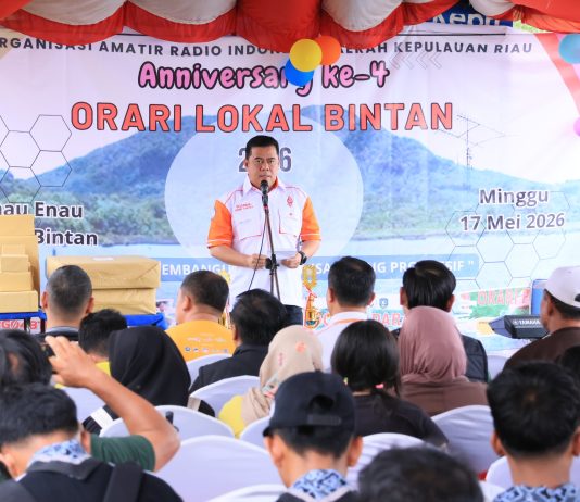 Sekda Bintan Ajak Peserta Trekking Jaga Alam dan Kekompakan di HUT ORARI Lokal Bintan