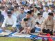 Bupati dan Wakil Bupati Bintan Hadiri Sholat Idul Adha