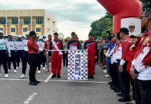 Dispora Tanjungpinang Perketat Pengawasan Gerak Jalan Proklamasi