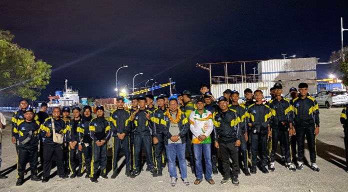 Siap Ukir Prestasi di POPDA X Kepri 2026, Kontingen Bintan Tiba di Kabupaten Karimun