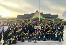 Pembukaan POPDA X Kepri, Atlet Bintan Tampil Semangat Saat Defile Kontingen di Coastal Area