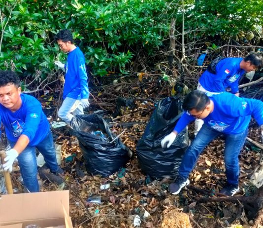 Sambut HUT Ke-25 Partai Demokrat, Gerakan Langit Biru Bangkitkan Semangat Gotong Royong di Tanjungpinang