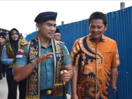 Wakil Bupati Anambas sambut Danlanudal Matak, perkuat sinergi menjaga wilayah perbatasan