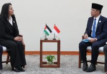 Bertemu Menteri Palestina, Menlu RI Dukung Kemerdekaan dan Rekonstruksi Gaza
