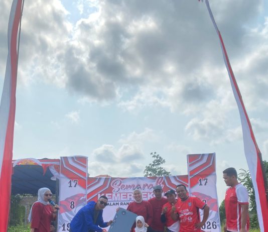 DPC Demokrat Tanjungpinang Gelar Lomba Rakyat Bersama Masyarakat Griya Kota Pinang