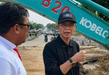 Amsakar Achmad Turun Lapangan, Pastikan Perbaikan Pipa Muka Kuning Rampung
