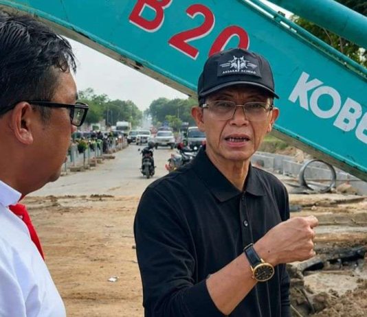 Amsakar Achmad Turun Lapangan, Pastikan Perbaikan Pipa Muka Kuning Rampung