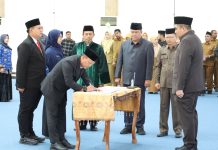 Bupati Roby Lantik 20 Pejabat Pimpinan Tinggi Pratama, Administrator dan Pengawas serta Penugasan Kepala Puskesmas