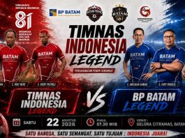 Timnas Indonesia Legend Turun ke Batam, Nyalakan Mimpi dari Grassroots Menuju Panggung Internasional