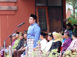 Bupati Roby Sampaikan Sederet Pencapaian dalam Upacara Peringatan Hari Jadi Kepri Ke-24
