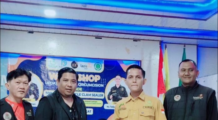 LazisMu Kepri Bersinergi Bersama Circle dan Max Clamp Sealer Gelar Sunatan Massal di SMK Muhammadiyah Batam