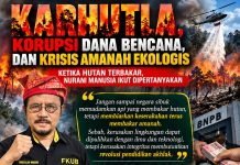 Karhutla, Korupsi Dana Bencana dan Krisis Bencana Ekologis: Ketika Hutan Terbakar, Nurani Manusia Ikut Dipertanyakan