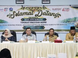 Sekda Bintan Optimis Desa Sebong Pereh Jadi Role Mode Desa Anti Korupsi