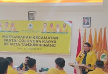 DPD Partai Golkar Gelar Musyawarah Kecamatan se-Kota Tanjungpinang, Perkuat kaderisasi dan Soliditas Menuju Kemenangan